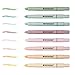 DIVERSEBEE Bible Highlighters and Pens No Bleed, 8 Pack Assorted Colors Gel Highlighters Set, Cute Bible Markers Study Journaling School Supplies and Accessories (Pastel)