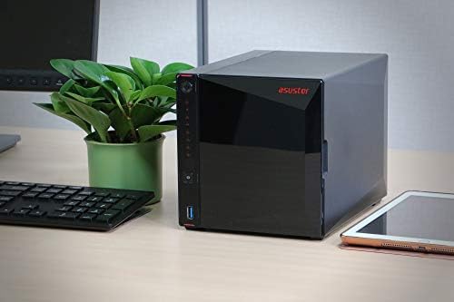Asustor NIMBUSTOR 4 AS5304T 4 Bay NAS | Network Attached Storage Enclosure, Quad Core 1.5GHz, 4GB RAM DDR4, Personal Private Cloud (Diskless)