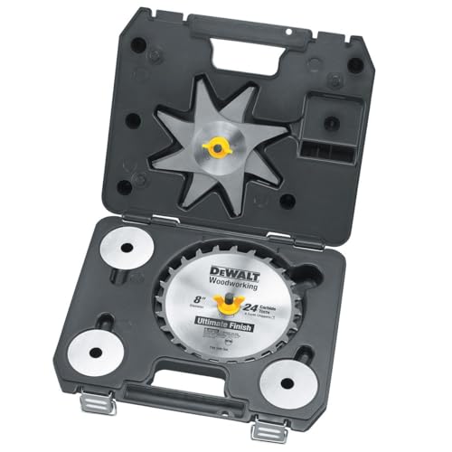 DEWALT Dado Blade Set, 8-Inch, 24-Tooth (DW7670)