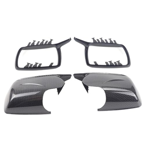 Capuchons de couvercle de rétroviseur latéral X3 E83 pièces de rechange carrosserie noire 2003-2010