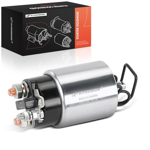 A-Premium Starter Solenoid Compatible with Chevrolet, GMC, Hummer Models - Silverado 3500 HD, Silverado 2500 HD Classic, Sierra 3500 HD, Express 4500, Savana 2500, C5500 Kodiak Topkick, H1-12V