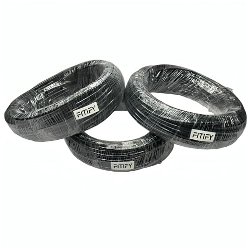 Image of Gym Machine Steel Wire Rope (6mm Thick, 5 Meters Long) - PU Coated High-Tensile Replacement Cable for Home and Professional Cable Machines