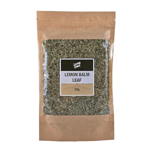 Lowhill Valley Lemon Balm Leaf - Melissa officinalis for Natural Calmness – Handpicked – No Additives or Preservatives – Organically Grown – 100% Pure Herb – 50g