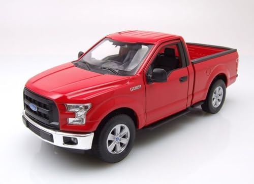 Modelo F-150 2015 1:24 Camioneta Roja miniatura 1