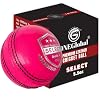 Select Leather Cricket Ball | 100% Handcrafted, 156g – 5.5oz, 4-Piece Construction | Ideal for T20, Net Practice, Training etc.