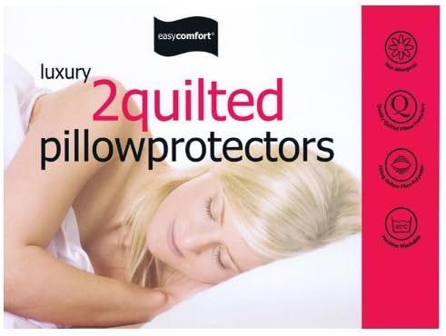 Easycomfort Luxury Quilted Pillow Protector (2 Pack)