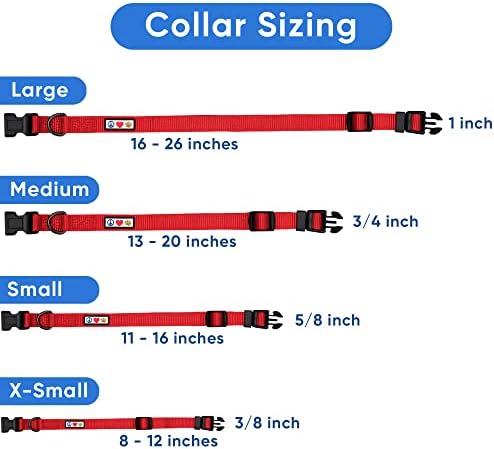 Pawtitas Dog Collars Medium Reflective Dog Collar Recycled Adjustable Puppy Collar Pink Dog Collar Matching Dog Leash and Dog Harness Available - 2