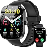 OUKITEL Reloj Inteligente Hombre Mujer, Fitness Smartwatch Hombre con 140+ Deportivo Modos, 1.91" HD Smart Watch con Llamadas, Pulsometro/Monitor de Sueño/Podómetro, Impermeable IP68 para Android/iOS