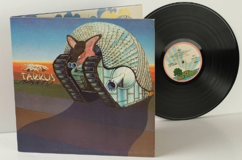 EMERSON LAKE & PALMER, Tarkus PECKO, PORKY Matrix. Pink rim. First UK pressing 1971. Island