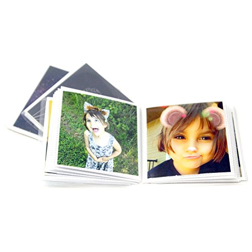 4 X 4 Square Format Photo Albums For Social Media Pack Of 3, Each Mini Album Holds Up To 48 4X4 Photos. Flexible, Removable Covers Come In Random, Assorted Patterns And Colors. #TOP5