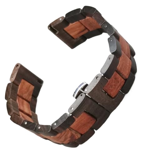 Bracelet montre bois interchangeable 20mm 22mm attache rapide homme femme