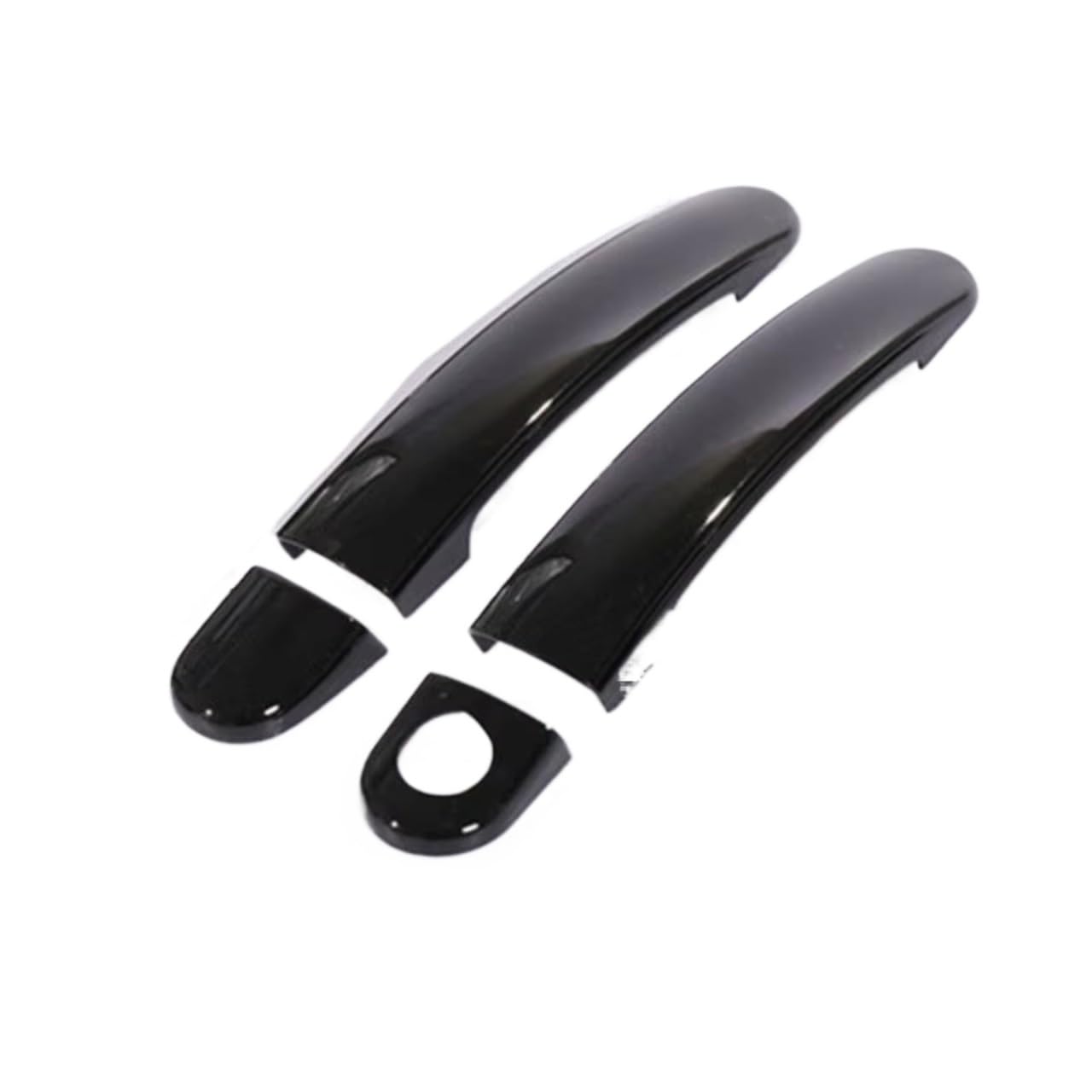 Iukmr G For Vw For Olf 5 Mk5 For V For Rabbit 1K 2004-2009 Loss Black Chrome Car Door Handle Covers Accessories Stylin Stickers Car Outer Door Handle(G)