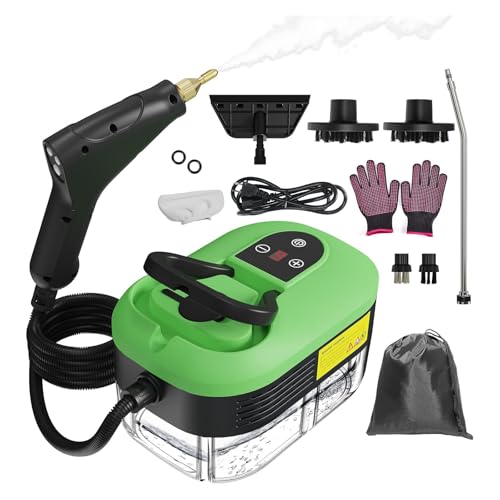 Steam Cleaner for Home, 15s Heat-Up, 1.2L Water Tank, 6-Level Adjustable Handle, Handheld Steam...