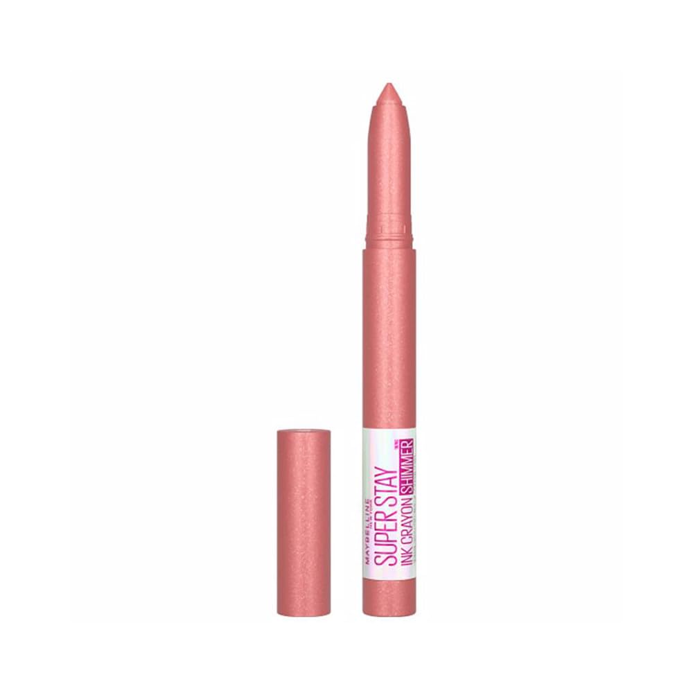 Maybelline New York, Superstay Ink Crayon Birthday Collection, Acabado Mate Cremoso, Larga duración hasta 8H, con partículas de brillo, Tono 190 Blow the Candle