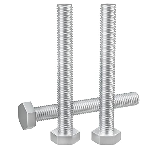 Image of 1 /4-20 x 3-1 /2 inch (5 /8 to 5 inch Optional) Hex Head Screw Bolt, Stainless Steel 18-8(304), Fully Threaded,15pcs