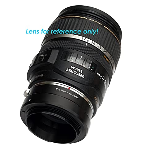 Image of Fotasy Manual EF EF-S Mount Len to Cannon EOS RF Mount Adapter, EF EOS R Adapter, EF RF, Compatible with Canon EF lense, Compatible with Canon EOS R Mirrorless Camera EOS R RP Ra R3 R5 R6 R7 R10