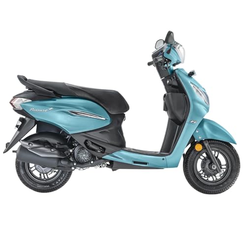 Image of Hero MotoCorp Pleasure+ 110 VX Drum Brake OBD2B TEAL BLUE Booking for Ex-Showroom Price