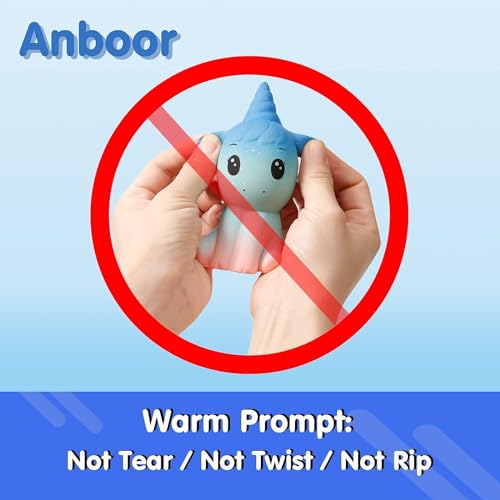 ANBOOR Einhorn Squishies im 2er-Set aus Slow-Rising-PU-Schaum – Bild 6