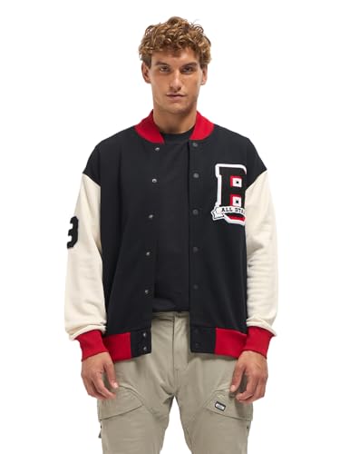 Image of THE BEAR HOUSE Men's Pure Cotton Relaxed Fit Jacket
