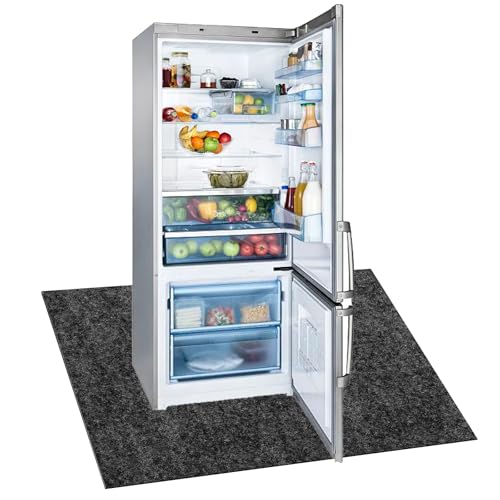 LYMOI Refrigerators Mat, Absorbent/Waterproof Under Refrigerator Floor Mat, Washable Protect Floor Mat for Fridge with Non-Slip Backing, Multifunctional Home Appliance Mat (36 x 48 inch)