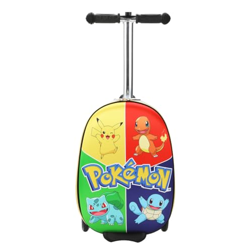Bioworld Pokemon Character Art Scooter Youth Rolling Carry On Luggage2