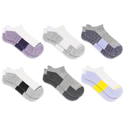 Image of New Balance Unisex Adult Performance Cushioned No Show Socks - 6 & 12 Pairs - Moisture Wicking