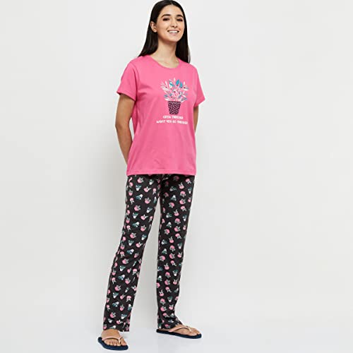 Image of Max Cotton Women Night Suit Pajama Set