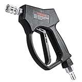 YAMATIC Stainless Steel Short Pressure Washer Gun 5800 PSI with Swivel 3/8