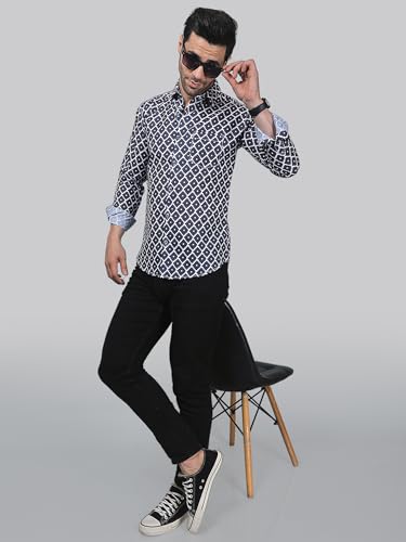 Image of TB Trybuy.in Urbanite Men's Printed Casual Cotton Shirt for Men