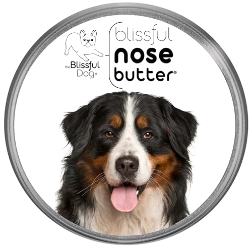 Image of The Blissful Dog Bernese Mountain Nose Butter, Versatile Dog Nose Balm for Dry Nose, Handcrafted Nose Moisturizer, Easy-to-Apply Dog Essentials, Unscented, 16 oz.