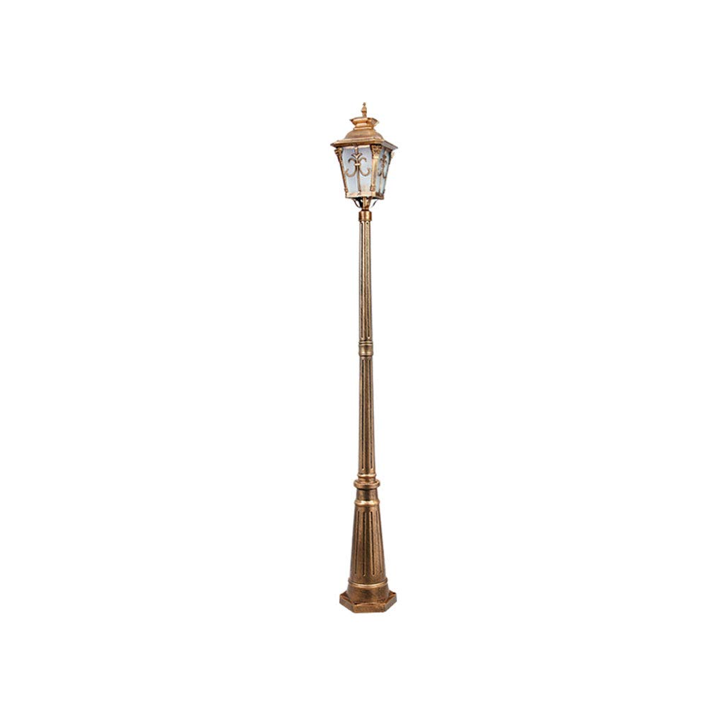 ALSEY Lamp Post Lights Outdoor, Outdoor Post Lights European Garden Lights Aluminium Waterproof High Pole Light Victorian Retro Street Light Landscape Column Lamp Fence Villa Courtyard L