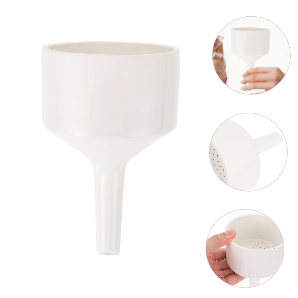 iplusmile Imbuto Ceramico Di Filtrazione Per Laboratorio Imbuto Buchner Da Resistente Ad Alta Temperatura e Sostanze Chimiche Facile Da Pulire e Riutilizzabile Per Istituzioni Scientifiche e