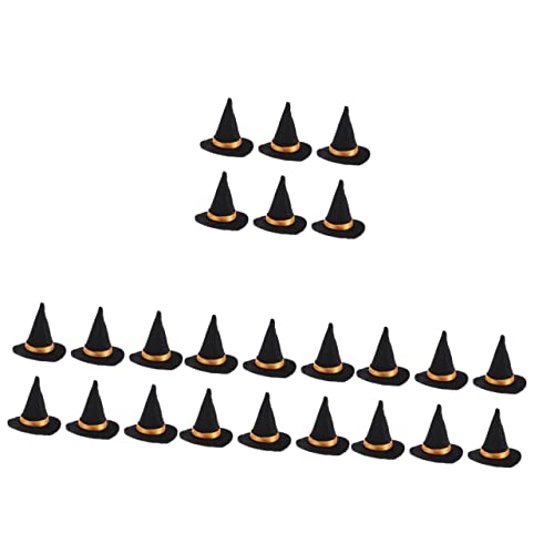 LIFKOME 24 Piezas Gorro De Fieltro Para Cinta Escarlata Espantapájaros- Whisky Miniatura Halloween...