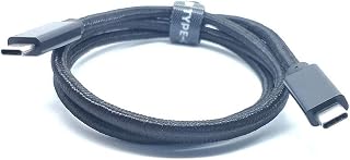 Cuxnoo USB C-C Video Cable 3m, 4K USB Type-C Monitor Cable Support 100W Fast Charge and 10Gbps Data Syncing, Black
