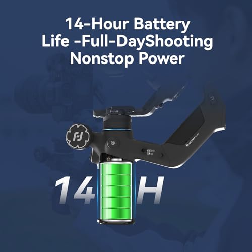 Image of FeiyuTech SCORP Mini 3 Pro Camera Gimbal Stabilizer, 3-Axis Built-in AI Track, 2kg Payload,14Hour Battery Life, Compatible Content Creation with Mirrorless, Compact, Action, Cameras and Smartphones