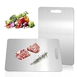 Katuchef Titanium Cutting Board,2026 New 100% Pure Titanium Cutting Boards for Kitchen,Titan Cut Pro Non toxic Doubld-Side Durable Chopping Boards, Easy to Clean and Store(1PC-L:15.35 * 11.02)