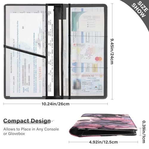 Organizador de documentos para auto PVC miniatura 3