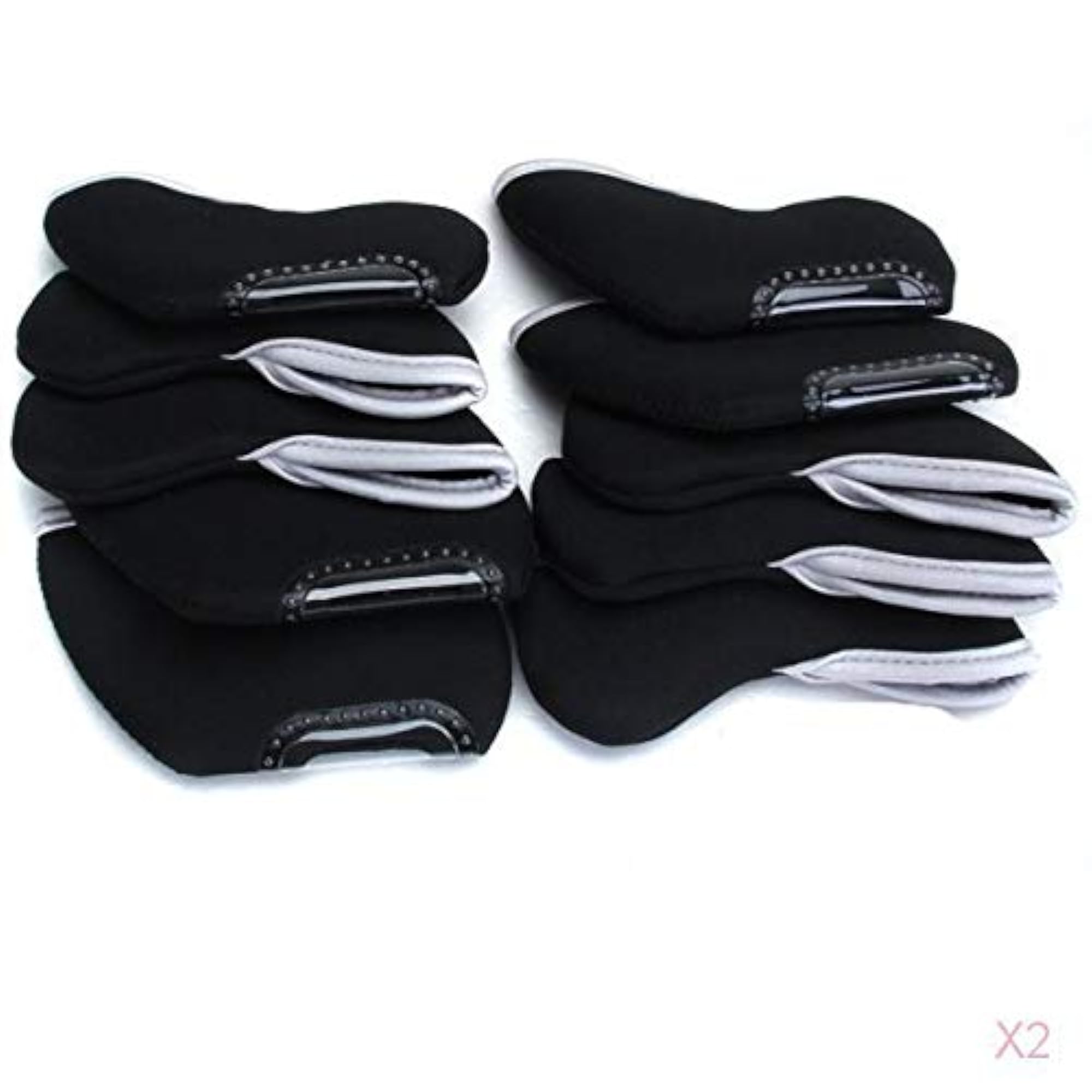 10pcs Nylon Golf Iron Club Putter Head Covers