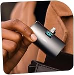 LISEN Mini Power Bank for iPhone Samsung, 6800 mAh Portable Charger USB C Travel Essentials Battery Pack Power Bank,22.5W Small Chargeur Batterie Portative for iPhone 17 16 Samsung S26 S25 S24 Google