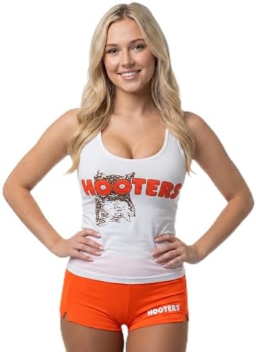 Traje icônico de garçonete da Ripple Junction Hooters Girl, inclui