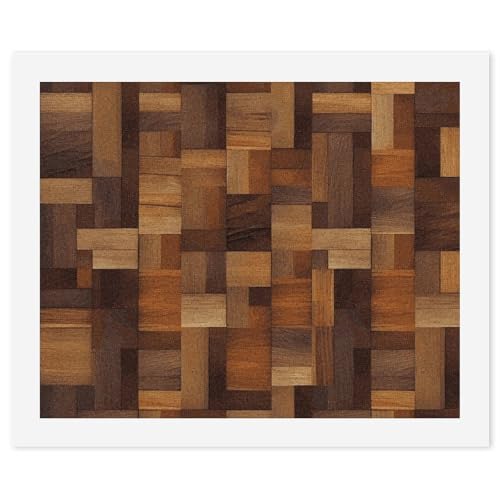 Kit de peinture par numéros sur bois QMNLKH 57x47 cm pour adultes