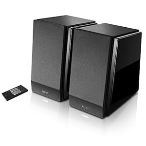 Edifier R1850DB Active Bookshelf Speakers with Bluetooth and Optical Input – 2.0 Studio Monitor Speaker – Built-in Amplifier with Subwoofer Line Out