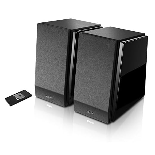 Edifier R1850DB Active Bookshelf Speakers with Bluetooth and Optical Input - 2.0 Studio Monitor Speaker - Built-in Amplifier with Subwoofer Line Out