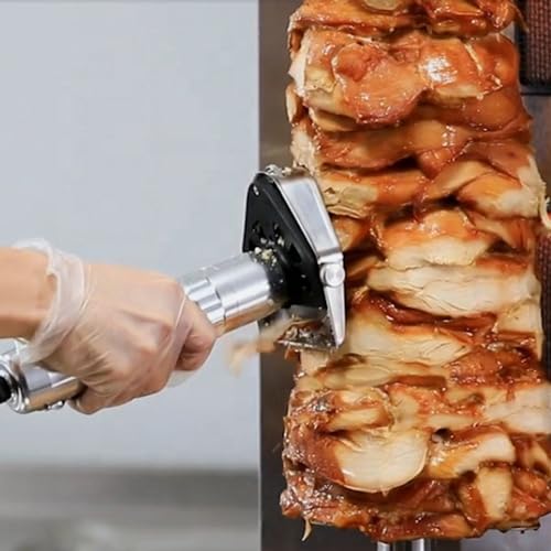 Cortadora eléctrica de kebab profesional de acero inoxidable miniatura 2