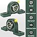 AR-PRO 2-Pack UCP205-16 Mounted Pillow Block Ball Bearing - Bearing Steel Bearings 1