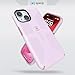 Speck iPhone 15 Case - Built for MagSafe, Drop Protection Grip – for iPhone 15 iPhone 14 & iPhone 13 - Scratch Resistant, Soft Touch, 6.1 Inch Phone Case - CandyShell Grip Soft Lilac/Carnation Petal