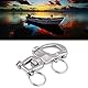 Edelstahl Schnappschäkel, Panikhaken Hundeleine,Marine Boat Swivel Shackle,316 Edelstahl Jaw Swivel Snap Shackle Mit Kleinem Stahlring Für Segelboot Spinnaker Halyard(70Mm)