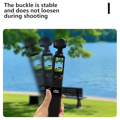 Poignée de stabilisation Pocket 3 avec batterie rechargeable haute capacité et écran LCD - 4