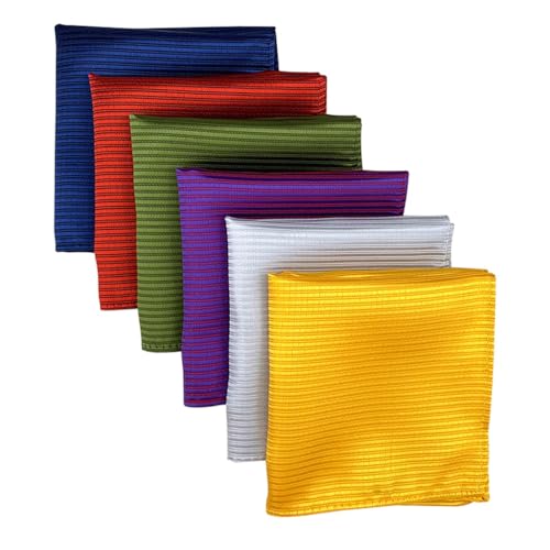 Serviette de poche costume homme tissu satiné pour banquet d'affaires