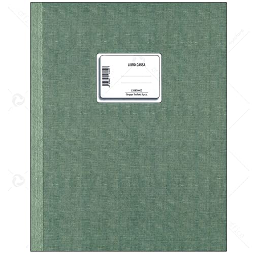 Registro contabilità Entrate Uscite Libro Cassa a 2 colonne, formato cm. 24x30,5 composto da 100 pagine Gruppo Buffetti
